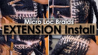 Micro Loc Braid Install Extensions