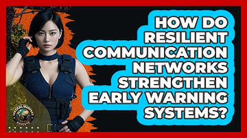 How Do Resilient Communication Networks Strengthen Early Warning Systems? - Tactical Warfare Experts