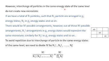 Maxwell-Boltzmann Statistics