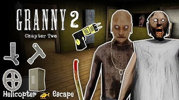 Granny Chapter 2 Helicopter 🚁 Escape LiveStream Granny Grandpa Gameplay
