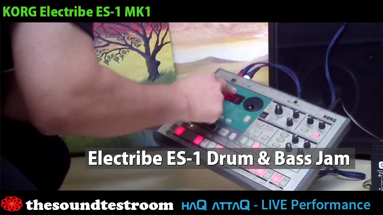 KORG Electribe ES-1 │ Drum and Bass LIVE Jam - haQ attaQ