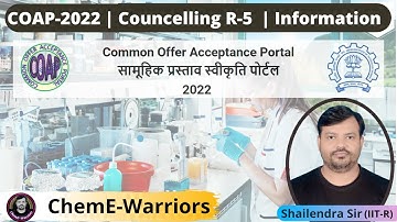 Information | COAP-2022 | Counselling Round-5 by Shailendra Kumar