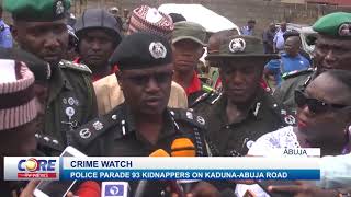 Police parade 3 suspects over Kaduna-Abuja road kidnapping