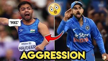 NAVDEEP SINGH Aggression, Saying MKC🤯!! #viratkohli #navdeepsingh