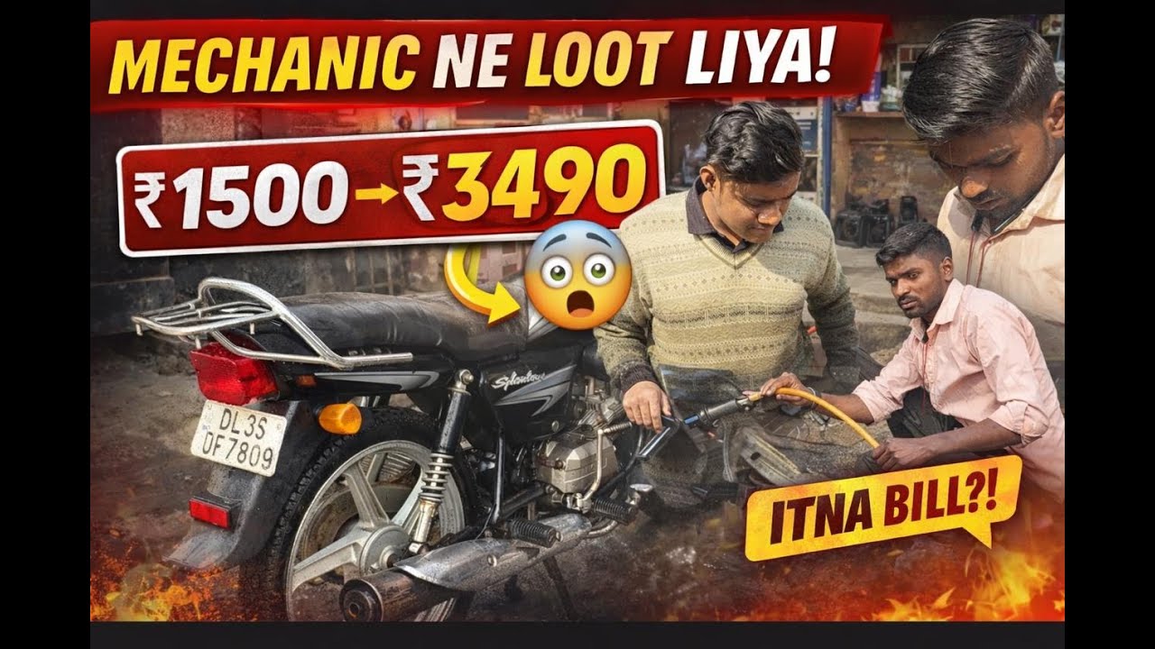 Splendor Service Ka Sach 😳 | Daily Life Vlog India