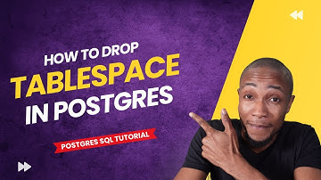 Drop Tablespaces in Postgres