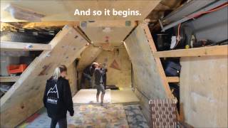 Epic Garage Bouldering Cave Complete Reboot