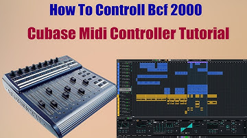 How To Control Behringer Bcf2000 With Cubase | Bcf 2000 Tutorial | Midi Controller |