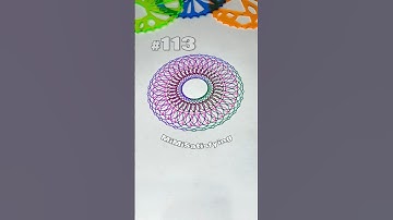 Amazing Spirograph 💈 #spirograph #satisfying #drawing #asmr #pattern #art #viral #fyp #shorts