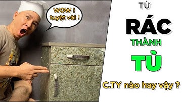 1 cty TÁI CHẾ RÁC thành TỦ BÀN GHẾ ở Hội An [ReviewNe] [Dưa Leo DBTT]