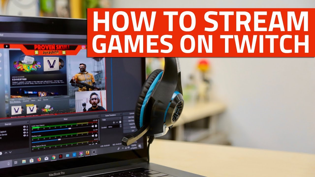 How to: LIVE Stream on  with Twitch