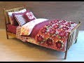 1/12th Scale Single Bed Tutorial - Part Two - Making The Bedding