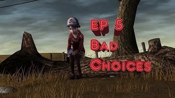 The Walking Dead Ep. 5 No Time Left - Bad/Failed Choices Complete (PS4 1080p60fps)
