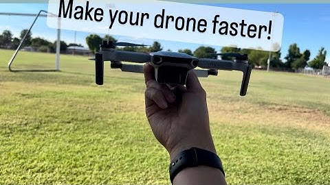 How to make a dji drone FASTER !!!
