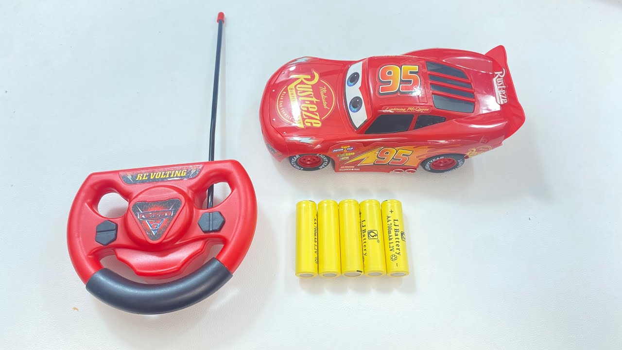 Remote control car. Cars: McQueen unboxing the box - YouTube