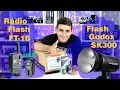 Review Flash de Estúdio Godox SK300 e Rádio Flash *USB*  FT-16