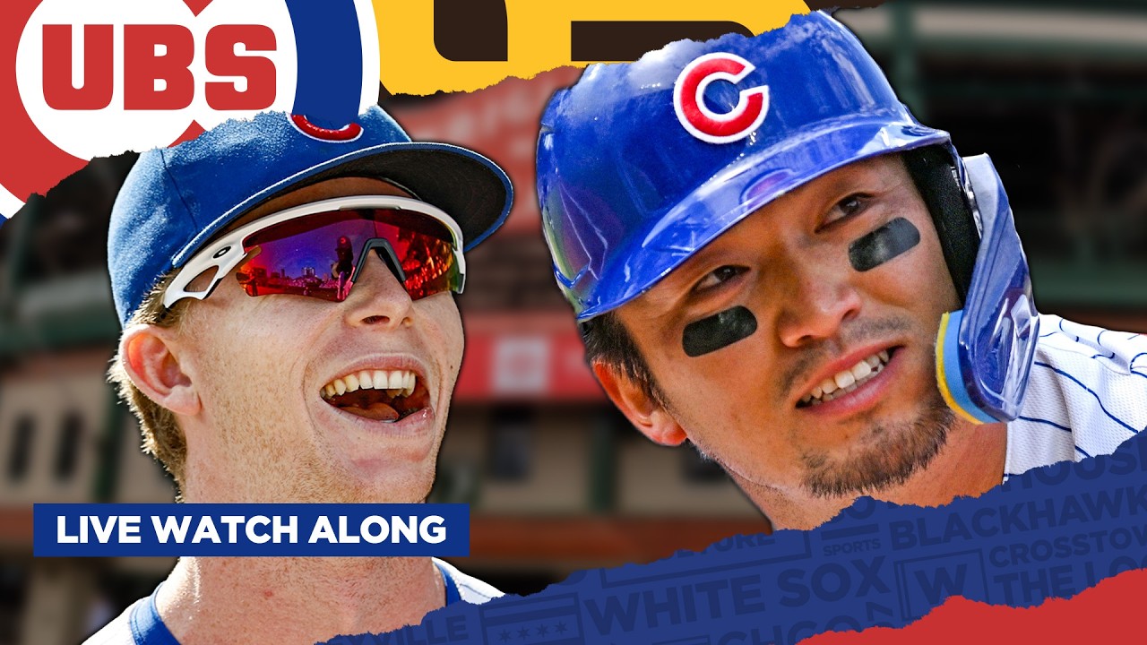 LIVE WATCH ALONG: Can The Chicago Cubs SWEEP The San Diego Padres At Wrigley?! | CHGO Cubs Podcast