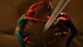 Marvel's Spider-Man 2 Peter And Miles Meet The Hunters With The Classic And ITSV Suits