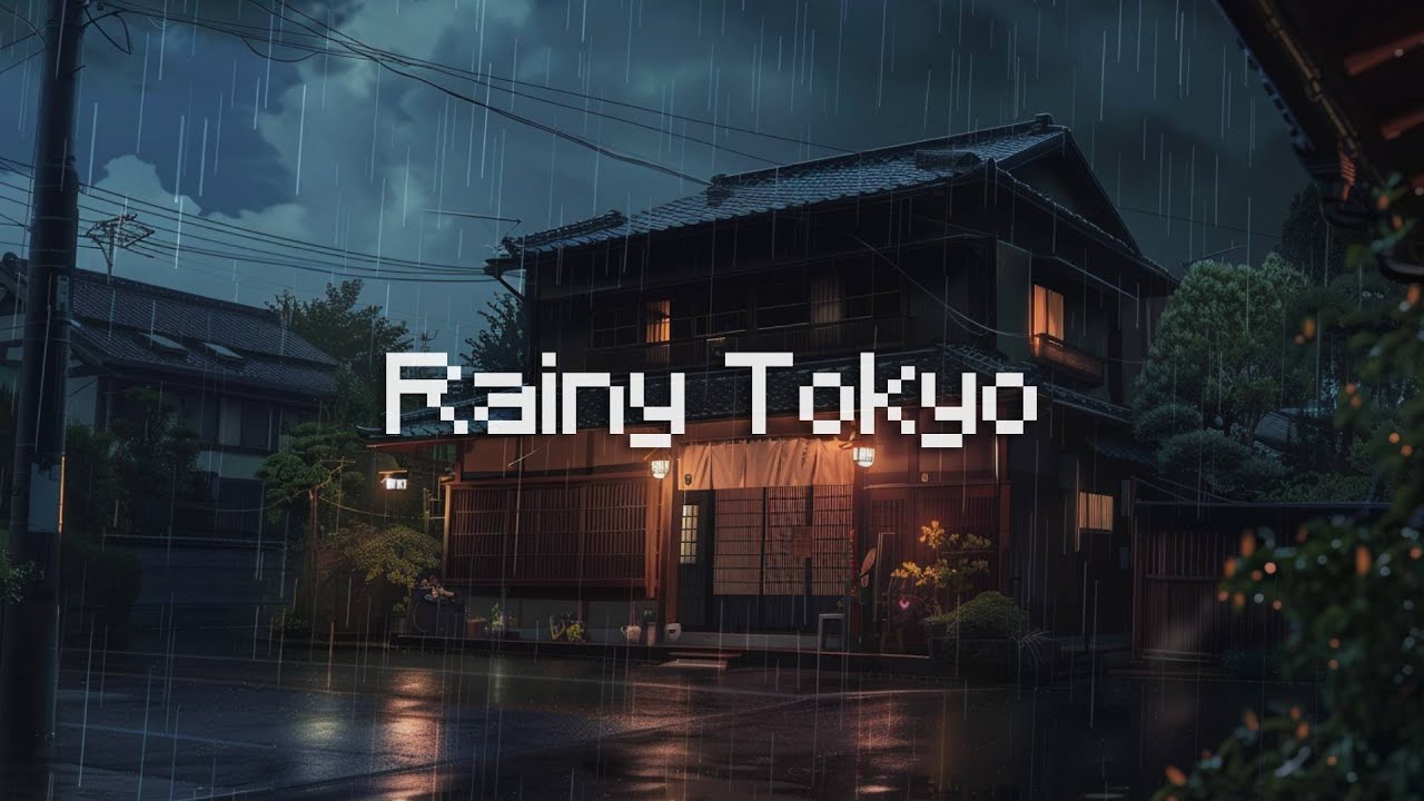 Rainy Tokyo Lofi 🎵 Rainy Day with Hip Hop Beats 🎧 Lofi Radio - Beats To ...