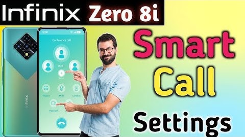 Infinix Zero 8i mein Smart Call Setting kaise kare | Infinix zero 8i smart call settings