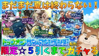 【放サモ】トップオブサマーマウンテンズの限定ガチャ引く！！