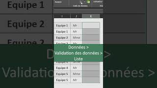 Listes déroulantes et conditions dans Excel