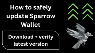 How to safely update Sparrow Wallet | Download and verify latest version screenshot 4
