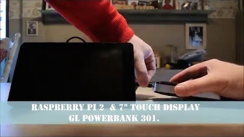 raspberry pi 2 + 7" touch display