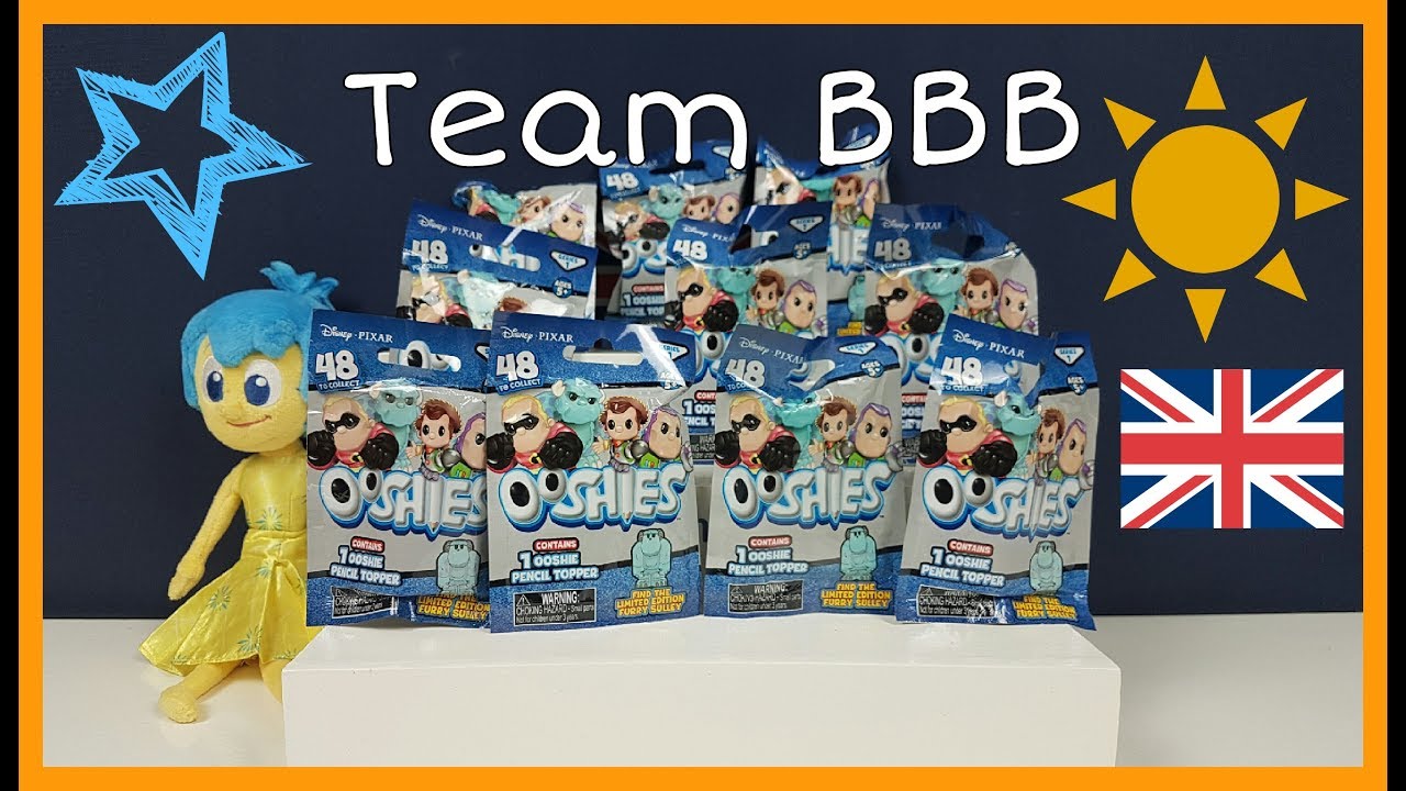 DISNEY PIXAR OOSHIES! Brand NEW Series 1 Pencil Toppers Blindbag Squishy collectible Limited Edition