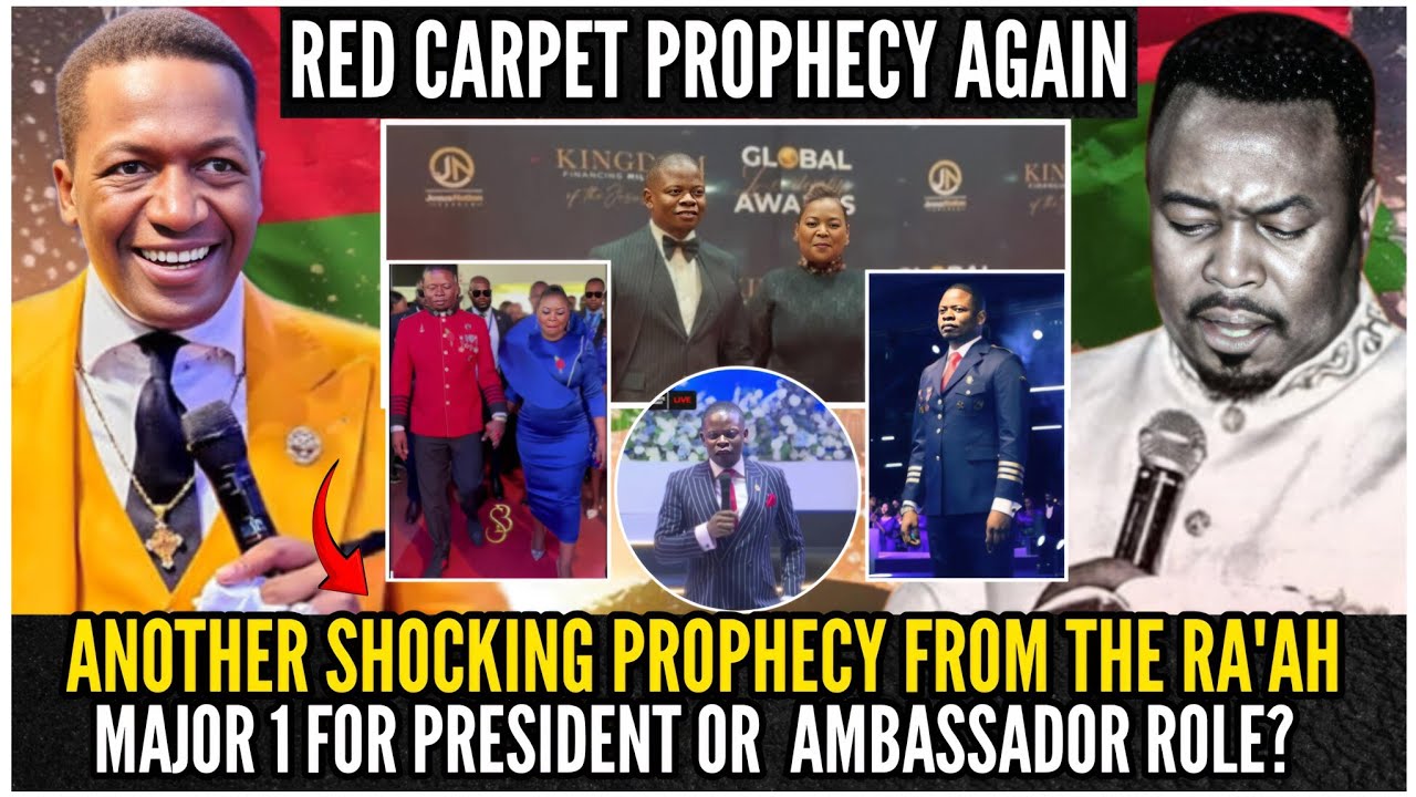 Shocking🤯 Major1 For President or An Ambassador | Red Carpet Prophecy Again | The Ra'ah & Pro. Aaron