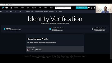 FTX Tutorial 01 - How to open an account