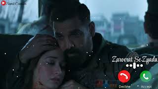 Zaroorat Se Zyada John Abraham Ringtone Arijit Singh Vedaa Hindi Song Ringtone 2024 Song
