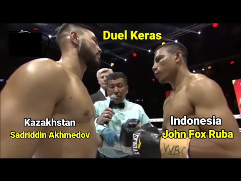 Duel Berlangsung Keras Petinju Indonesia vs Petinju Kazakhstan | WBC Asian Boxing Council