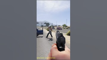 Ran out of Ammo, Shot a Civilian and Game Crashed in 1 Shootout - GTA 5 LSPDFR