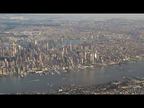 Nice Views of NYC, TakeOff, ClimbOut from EWR Newark in SAS A321 NX Aircraft on 2025.09.11 Part 2./2