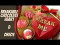 Breakable Chocolate Heart Tutorial | Chocolate Covered Oreos| Valentine's Day Ideas