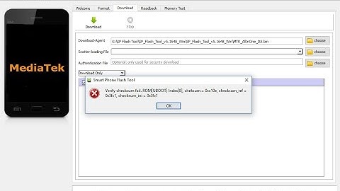 How to fix verify cheksum fail in sp flash tool-Tutorial