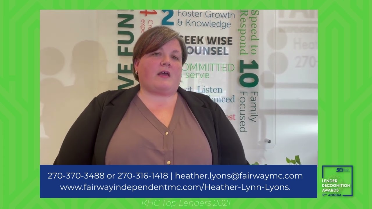 2021 Top Loan Officer - Heather Lyons