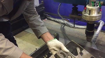 Máy cắt plasma cnc TDL với nguồn cắt Autocut Thermal Dynamics trên Inox 20mm