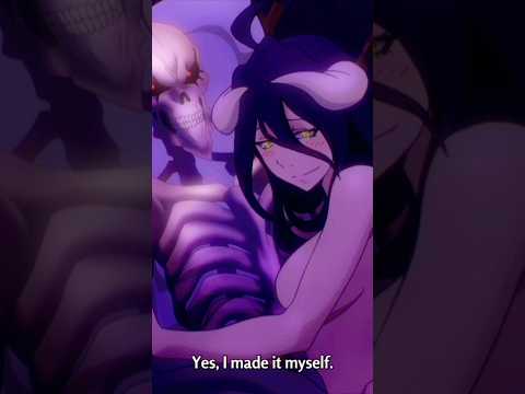 Albedo Snuck into Momonga's Bed #anime #amv #edit #status #waifu #cute #overlord