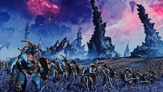 Slaanesh Vs Tzeentch | 9,000 Unit cinematic Battle | Total War Warhammer 3