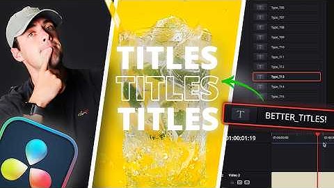 The Ultimate Guide to Titles & Transitions in DaVinci Resolve