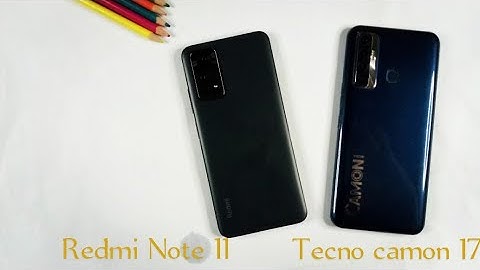 Redmi Not 11 6Gb Ram  VS Tecno Camon 17 6 Gb Ram | Speed Test