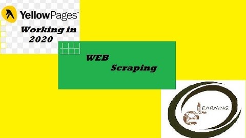 Yellow Page Scraping|Web Scraping Tutorial|Yellowpages not working