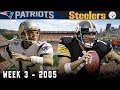 Brady & Big Ben Clutch Duel! (Patriots vs. Steelers, 2005) | NFL Vault Highlights