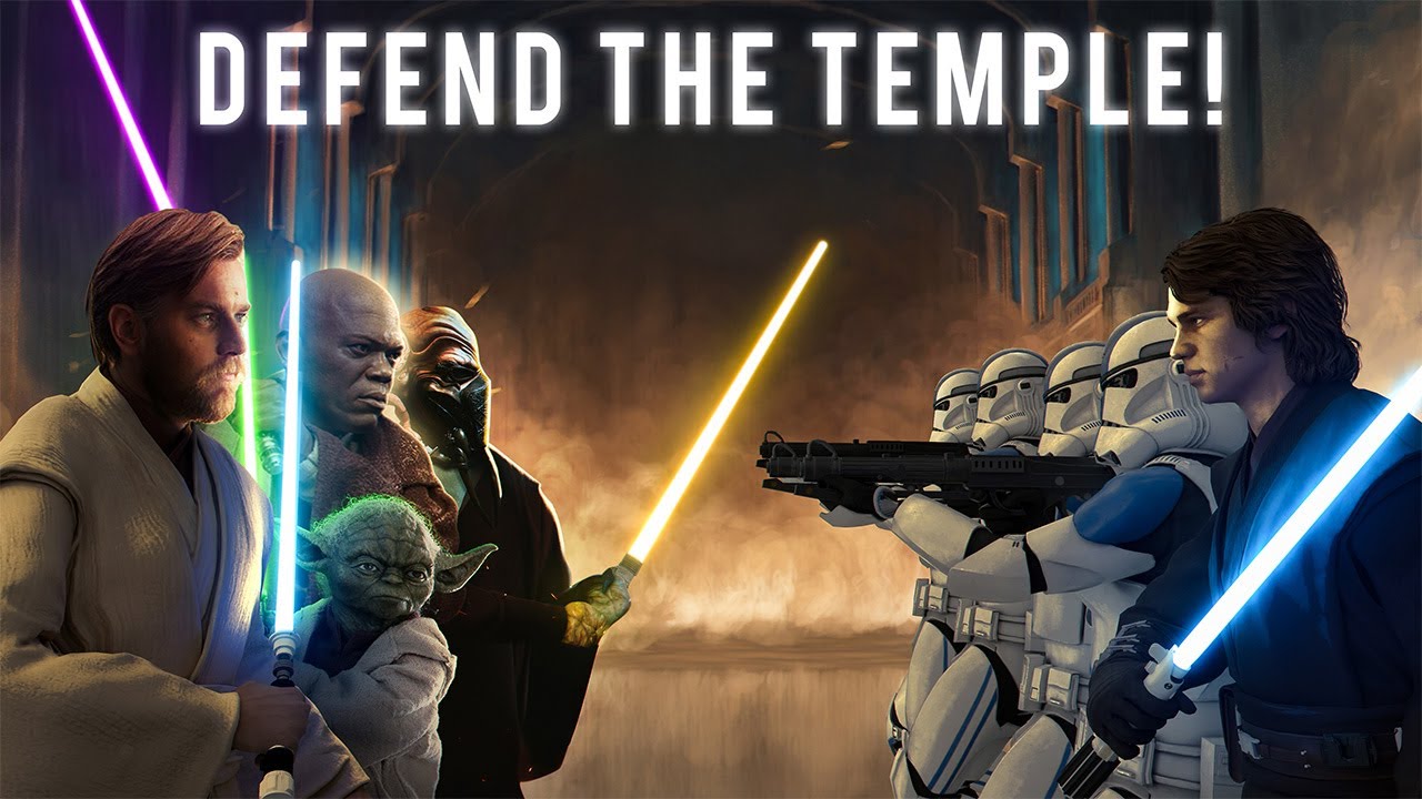 What if The Jedi Council DEFENDED The Temple During Order 66 - YouTube