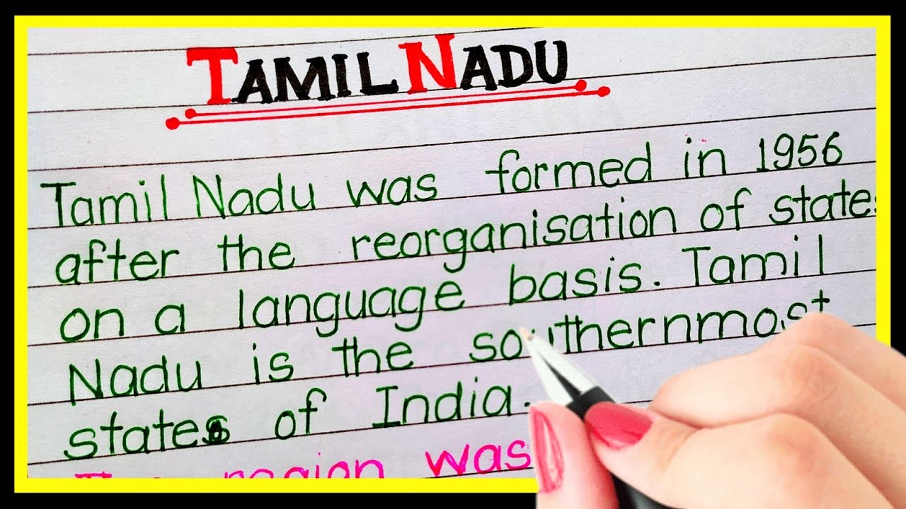 politics in tamil nadu essay writing