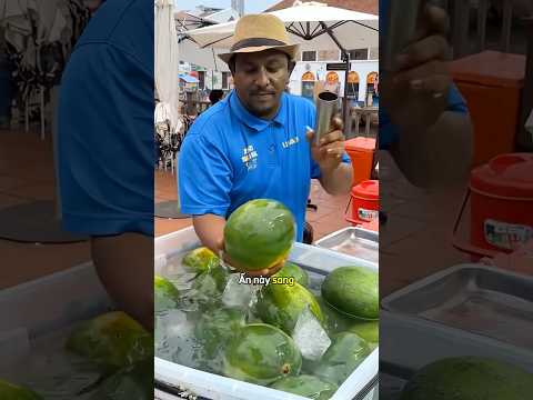 Ông chú biết cách nâng tầm đồ uống dưa hấu 🤩 #shortsviral 