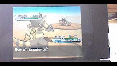 Pokemon White 2- LIVE Shiny Dwebble after 7,890 encounters