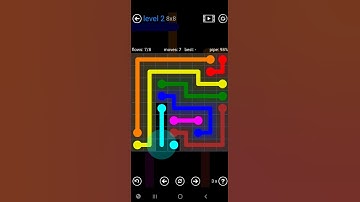 How To Solve Flow Free Bonus Pack Level 2 8x8 Board Medium Walk Through Solution Walkthrough